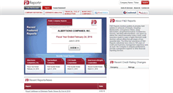 Desktop Screenshot of fdreports.com